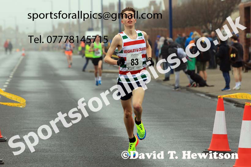 Boys under-15s 5k, 2023 Northern Mens 12 stage and Womens 6 Stage Relays and Young Athletes, Redcar. Photo: David T. Hewitson/Sports for All Pics